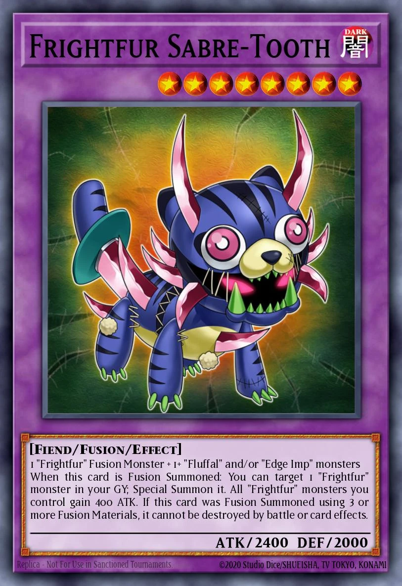 Frightfur Sabre-Tooth - TOCH-EN048 - Super Rare - Unlimited