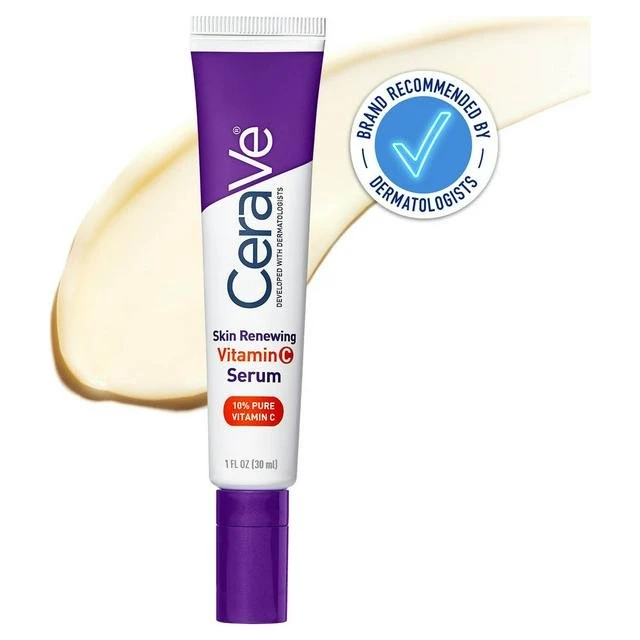 CeraVe Vitamin C Serum With Hyaluronic Acid Skin Brightening Serum For Face With 10 Pure Vitamin C Fragrance Free 30ml