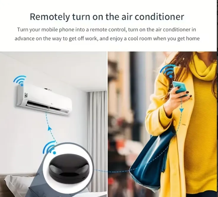 نسق ريموت ذكي Wi-Fi بالأشعة تحت الحمراء | متوافق مع Tuya Smart وSmart Life