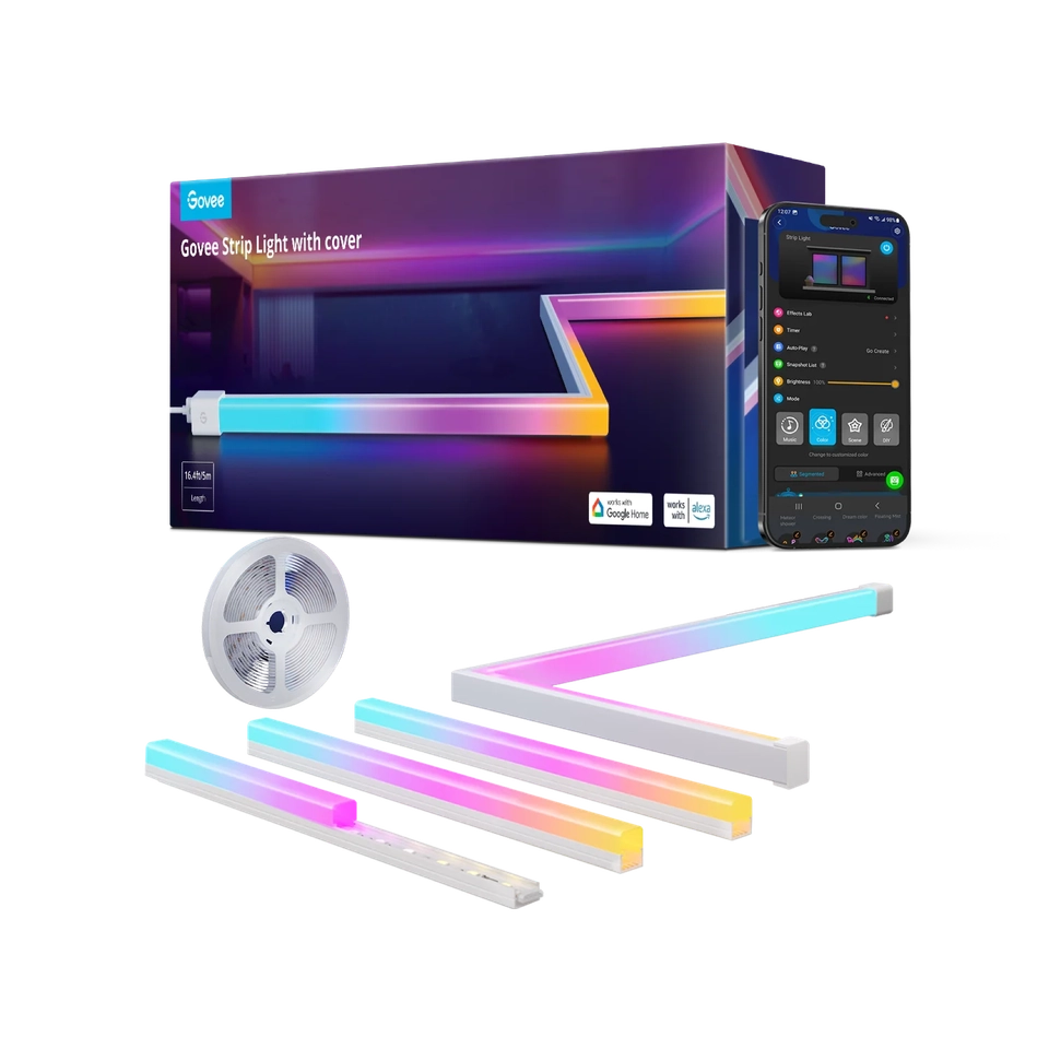 Govee RGBIC LED Strip Lights with Covers