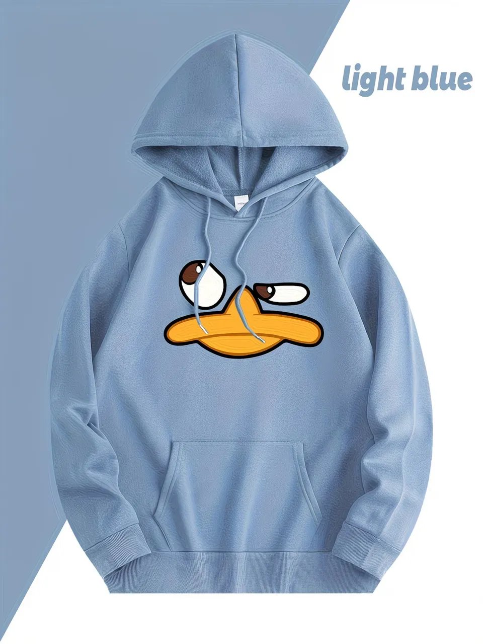 Men'S Light Blue Cartoon