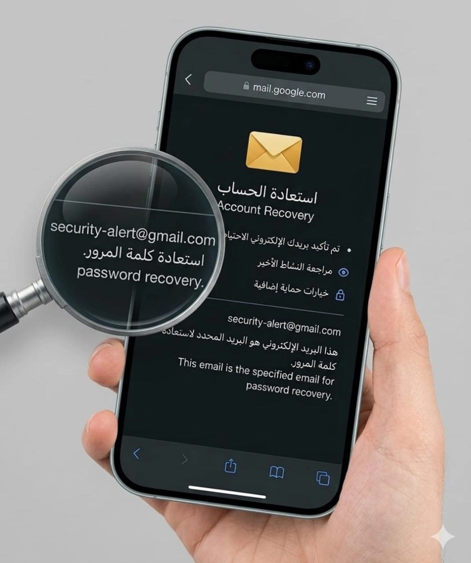 كشف بريد الاستعاده   🔦 | بوت
