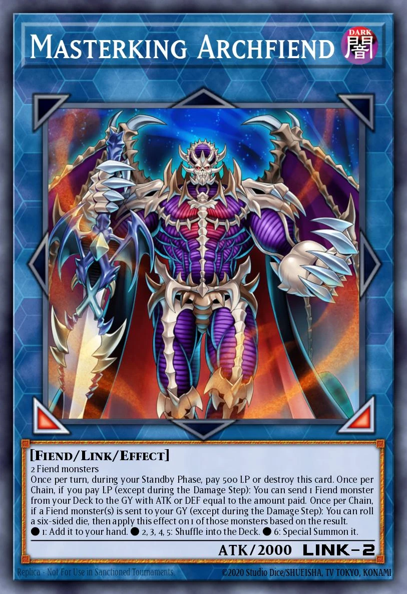 Masterking Archfiend - EXFO-EN090 - Rare - Unlimited