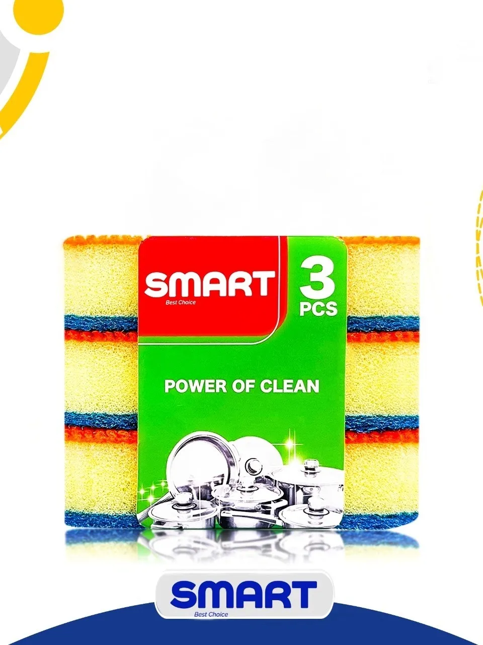 سمارت اسفنجة غسيل الصحون 3 قطع