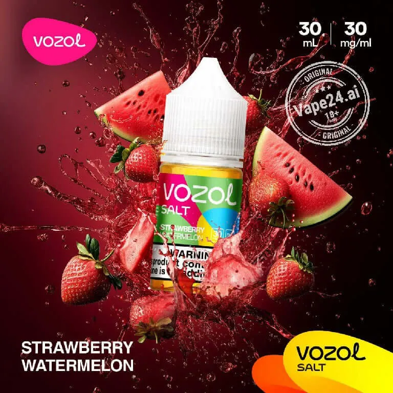 Vozol Strawberry Kiwi – 30ml / 30mg Salt Nic