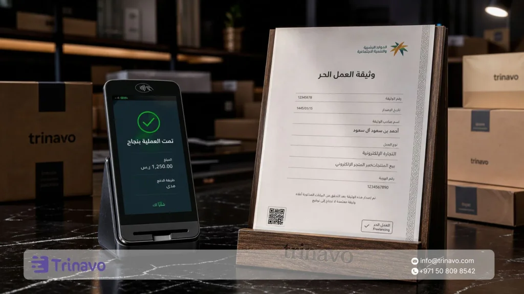 هل تكفي وثيقة العمل الحر لإدارة المتجر الإلكتروني؟
