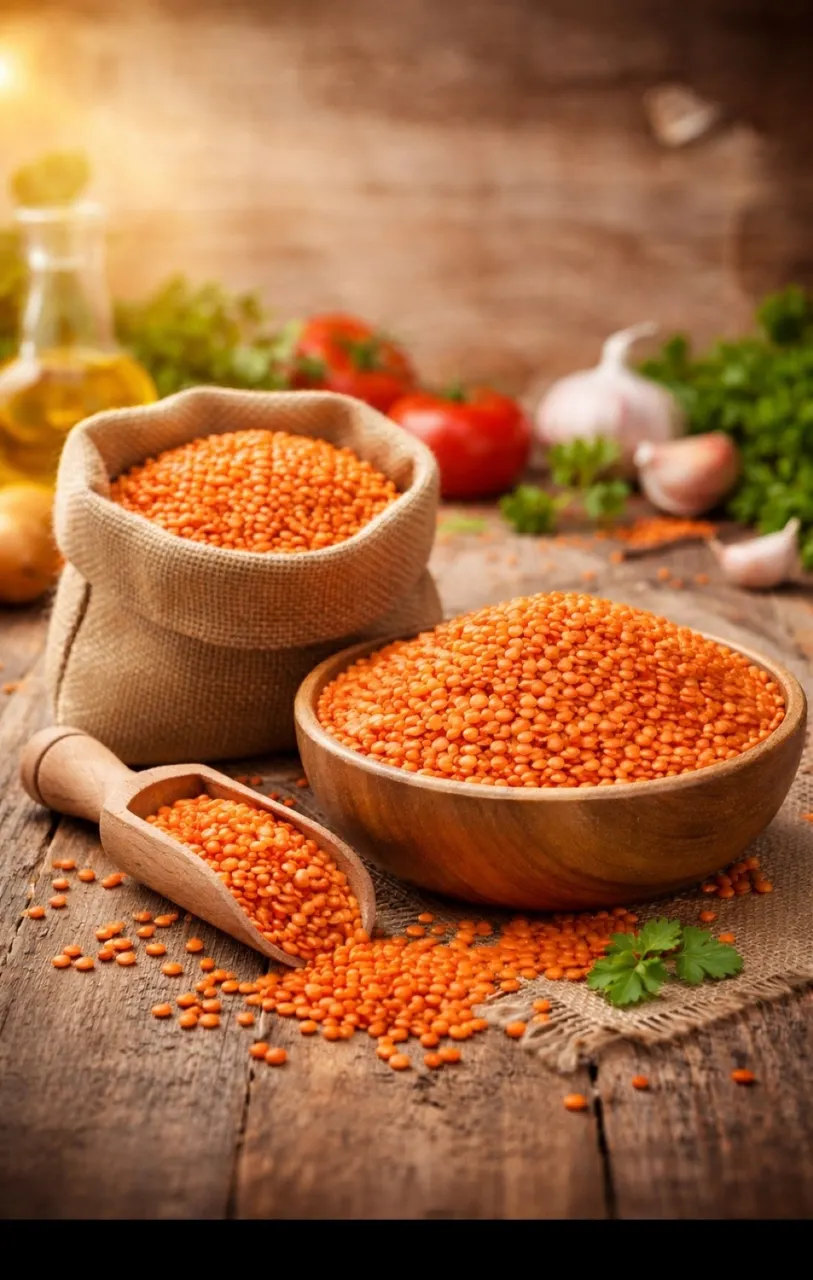 عدس مدروش 1kg