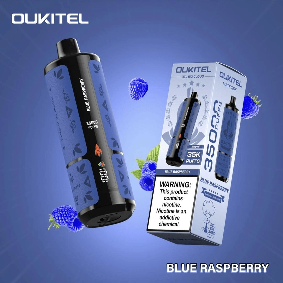 OUKITEL – نكهة توت أزرق | 35,000 Puff