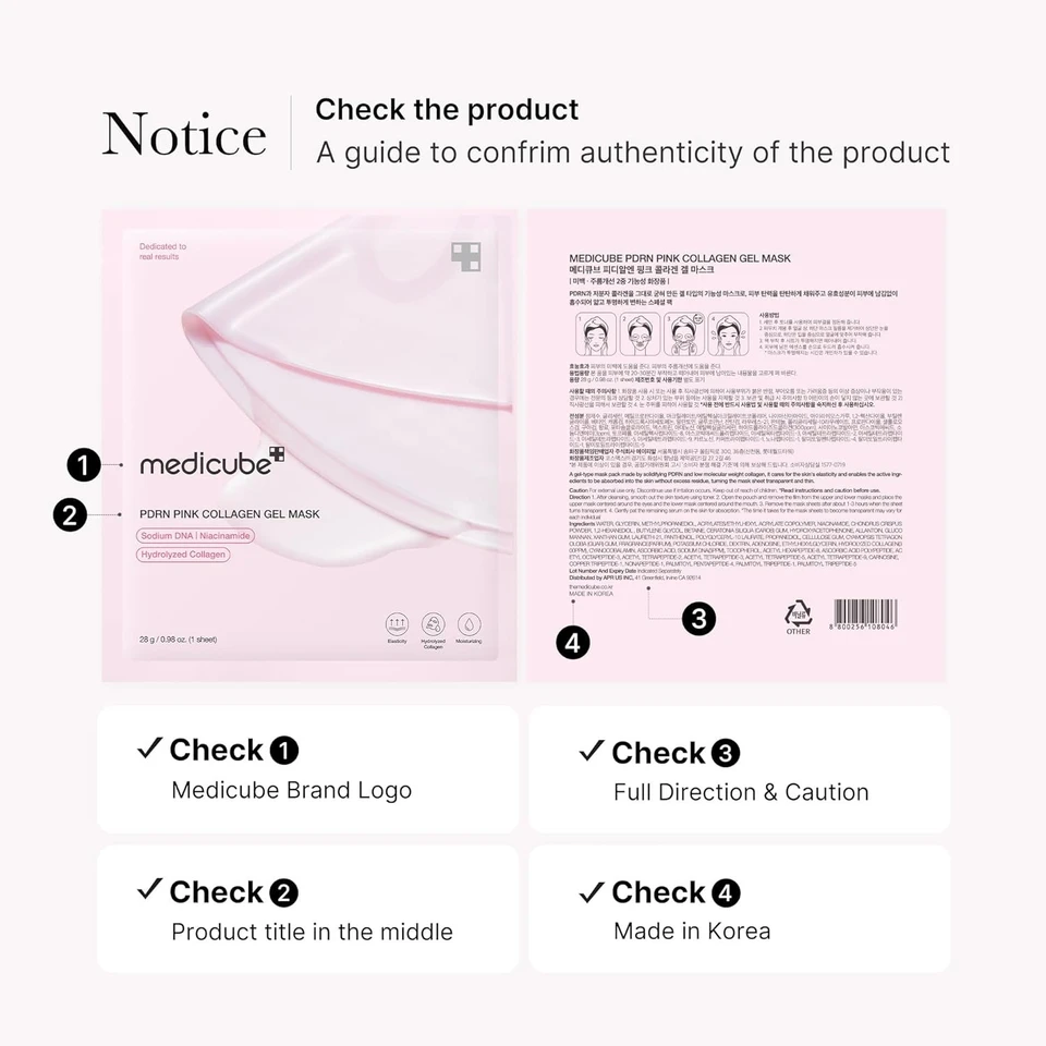 Medicube PDRN Pink Collagen Jelly Gel Mask