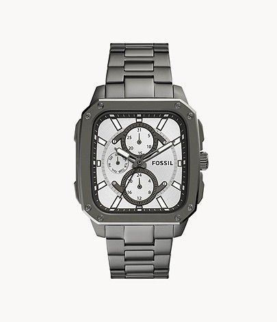 ساعة فوسيل متعددة الوظائف من الفولاذ المقاوم للصدأ 