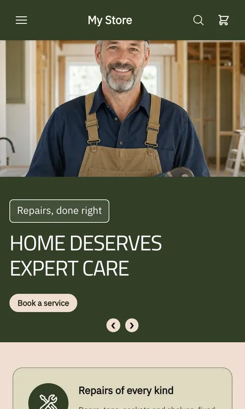 Mahir - Services store template