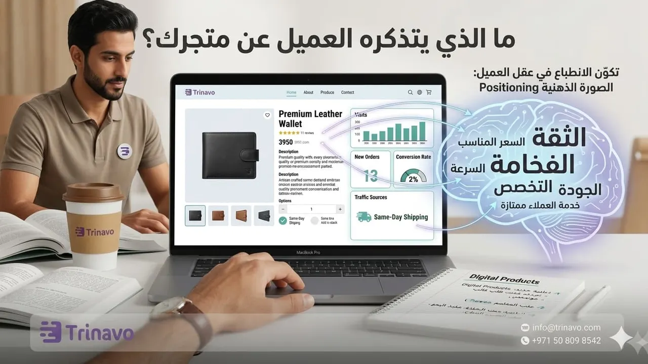 مفهوم الصورة الذهنية  Positioning : كيف تبني مكاناً واضحاً لمتجرك في ذهن العميل؟