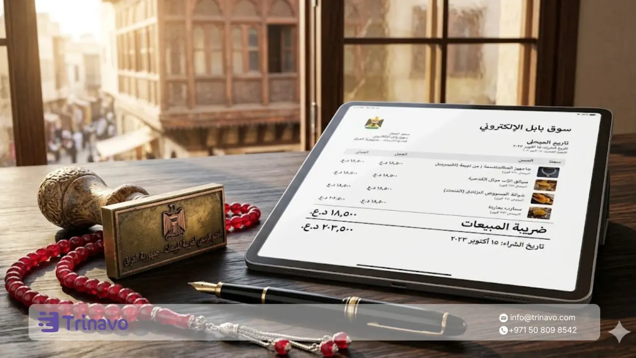 ضريبة المبيعات في العراق على منتجات المتاجر الإلكترونية