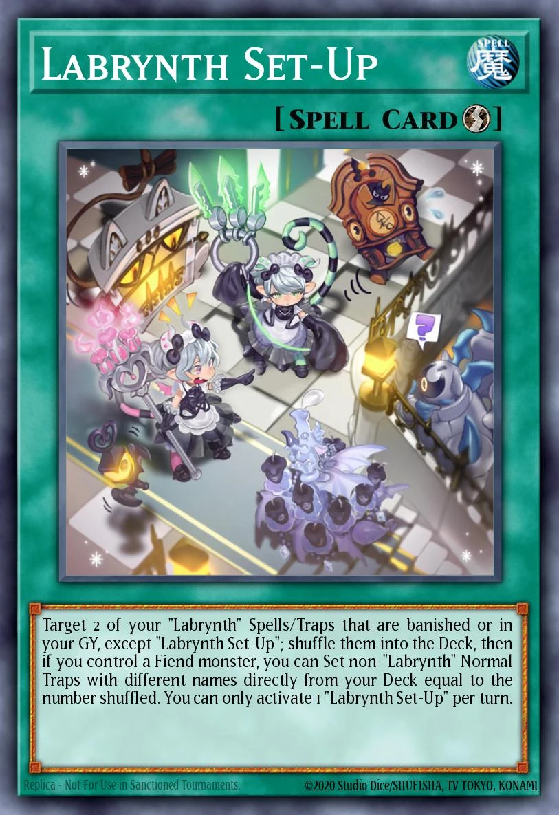Labrynth Set-Up - TAMA-EN022 - Super Rare - 1st Edition