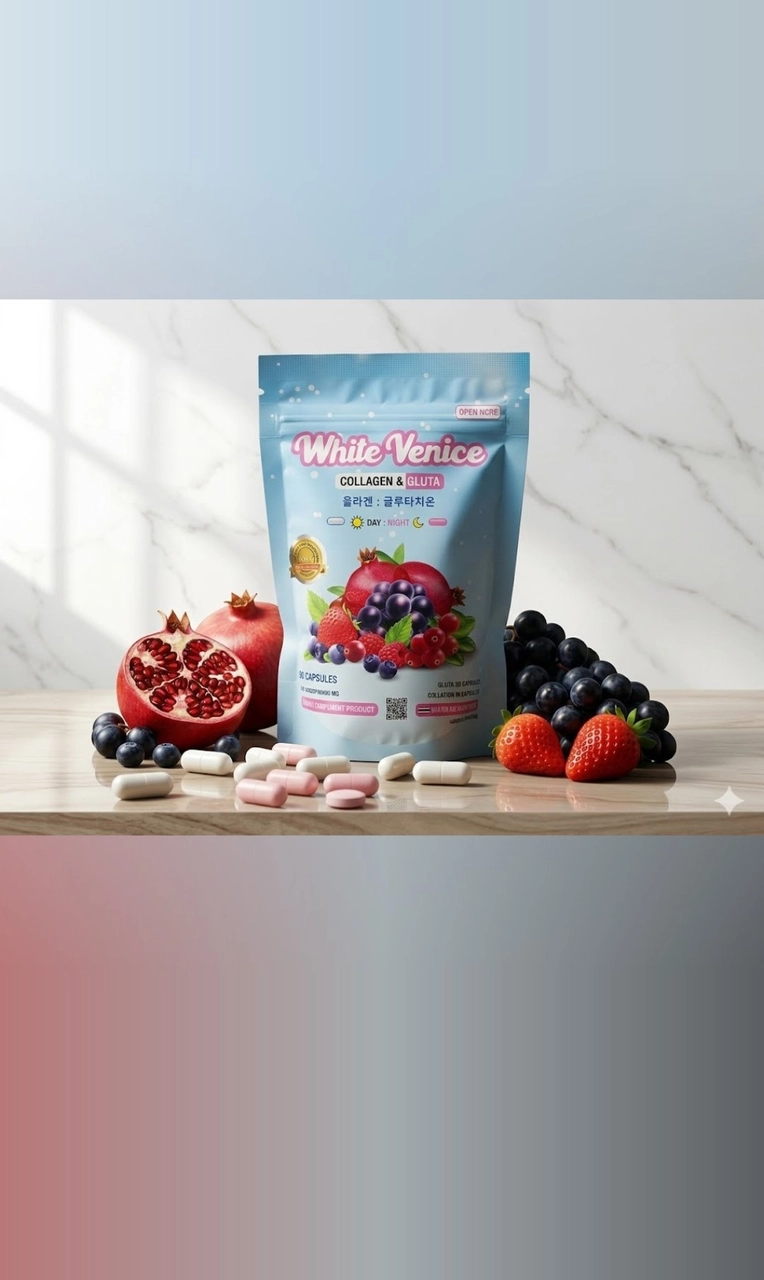 وايت فينيس كولاجين وغلوتا – وايت فينيسWhite Venice Collagen & Gluta – White Venice