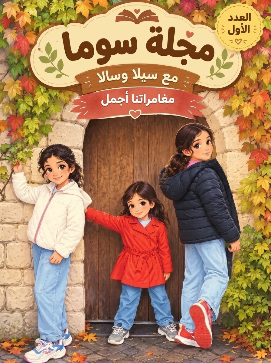 العدد الاول : من مجلة سوما مع سيلا وسالا مغامراتنا اجمل .