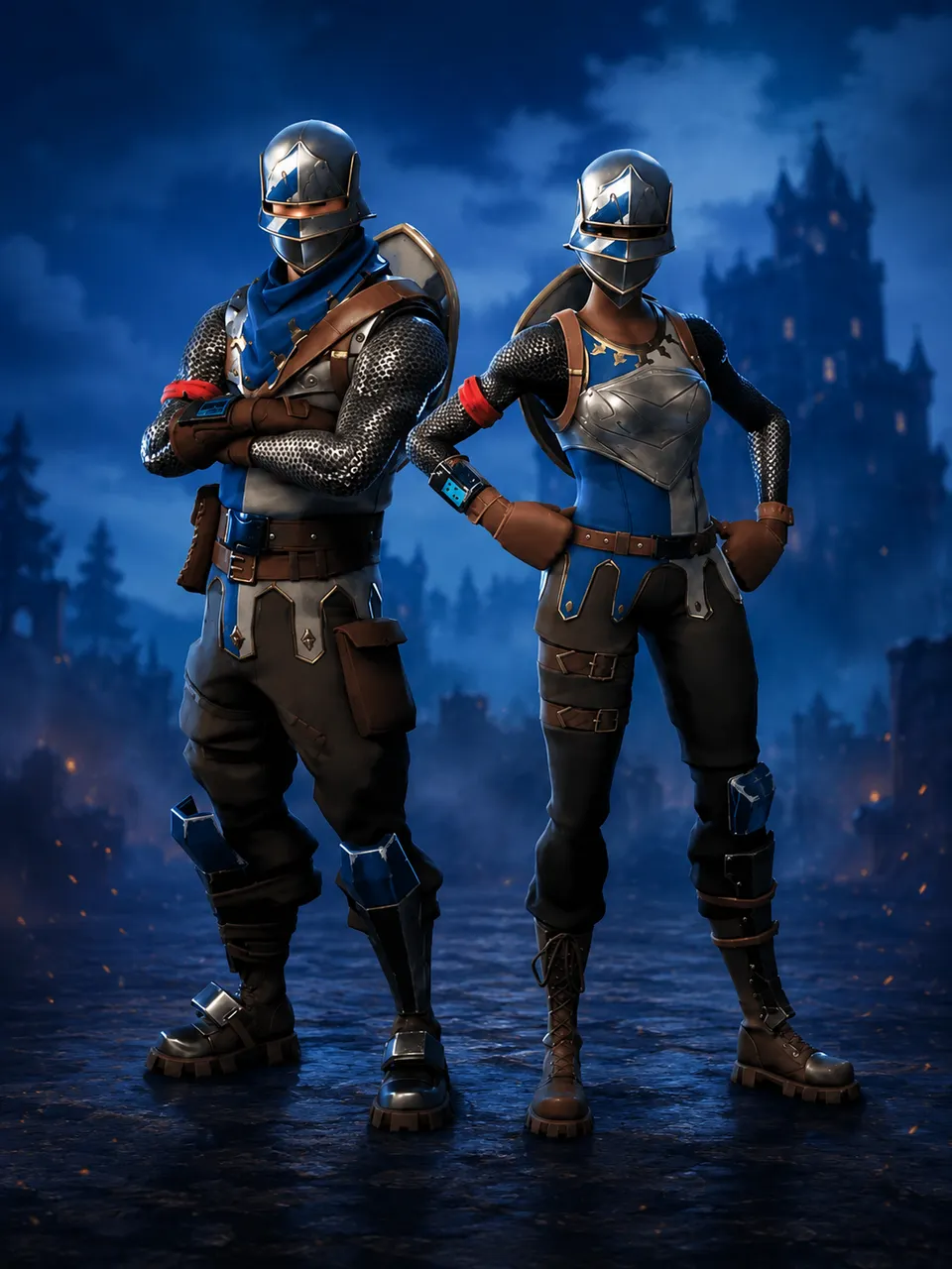 ⚡ Royale Knight + Blue squire | وصول كامل | جميع المنصات | تسليم فوري 