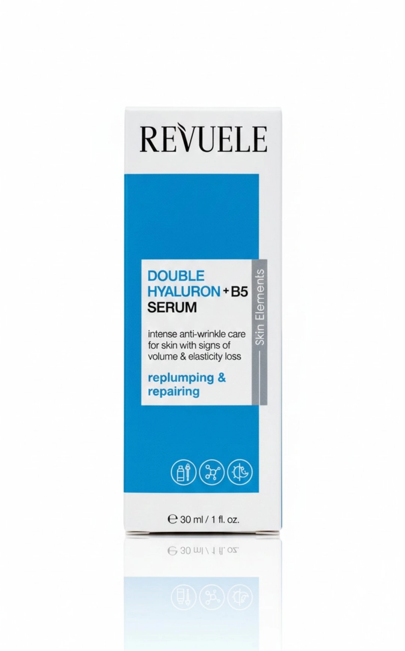 سيروم دبل هيالورون + فيتامين B5 لامتلاء وترميم البشرةRevuele – Double Hyaluron + B5 Serum