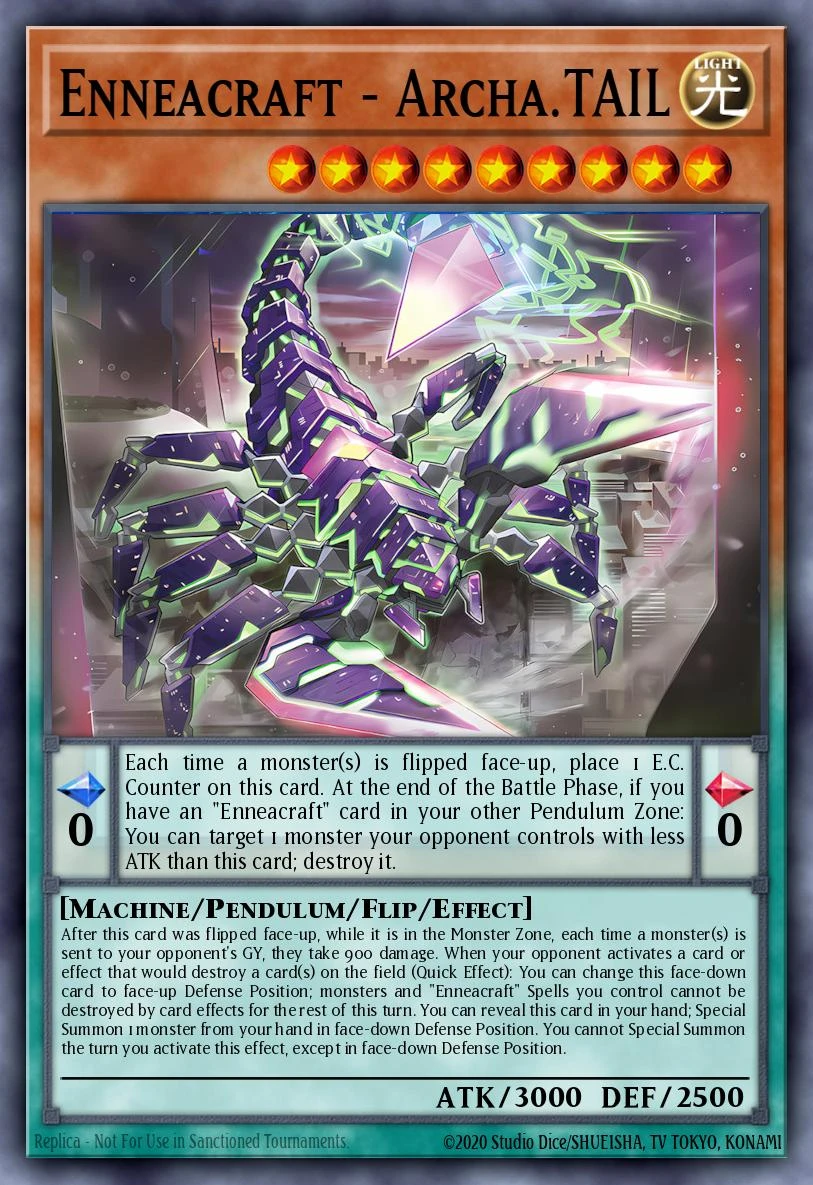 Enneacraft - Archa.TAIL - PHRE-EN023 - Super Rare - 1st Edition