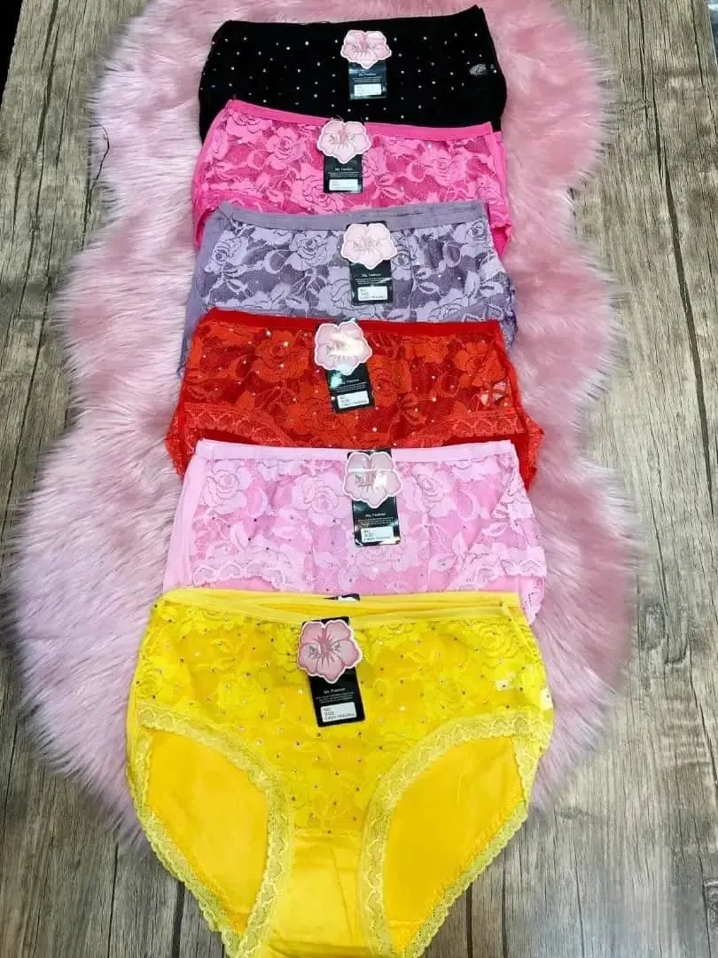 12 قطعة كيلوت نسائي دانتيل 🌸