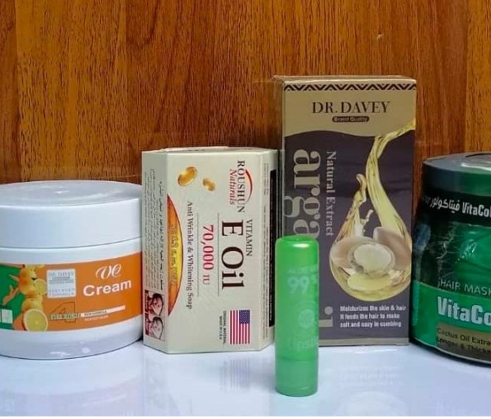 Hair and skincare package باقة العناية بالشعر والبشرة