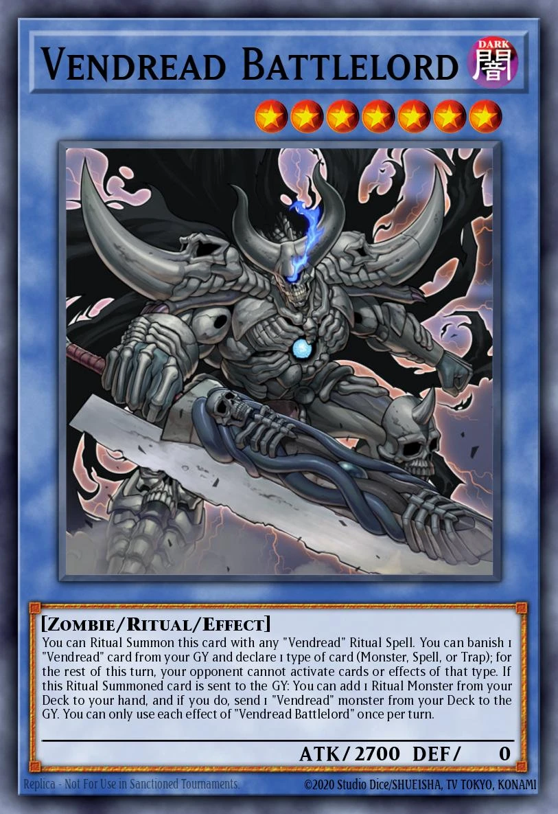 Vendread Battlelord - EXFO-EN082 - Super Rare - Unlimited