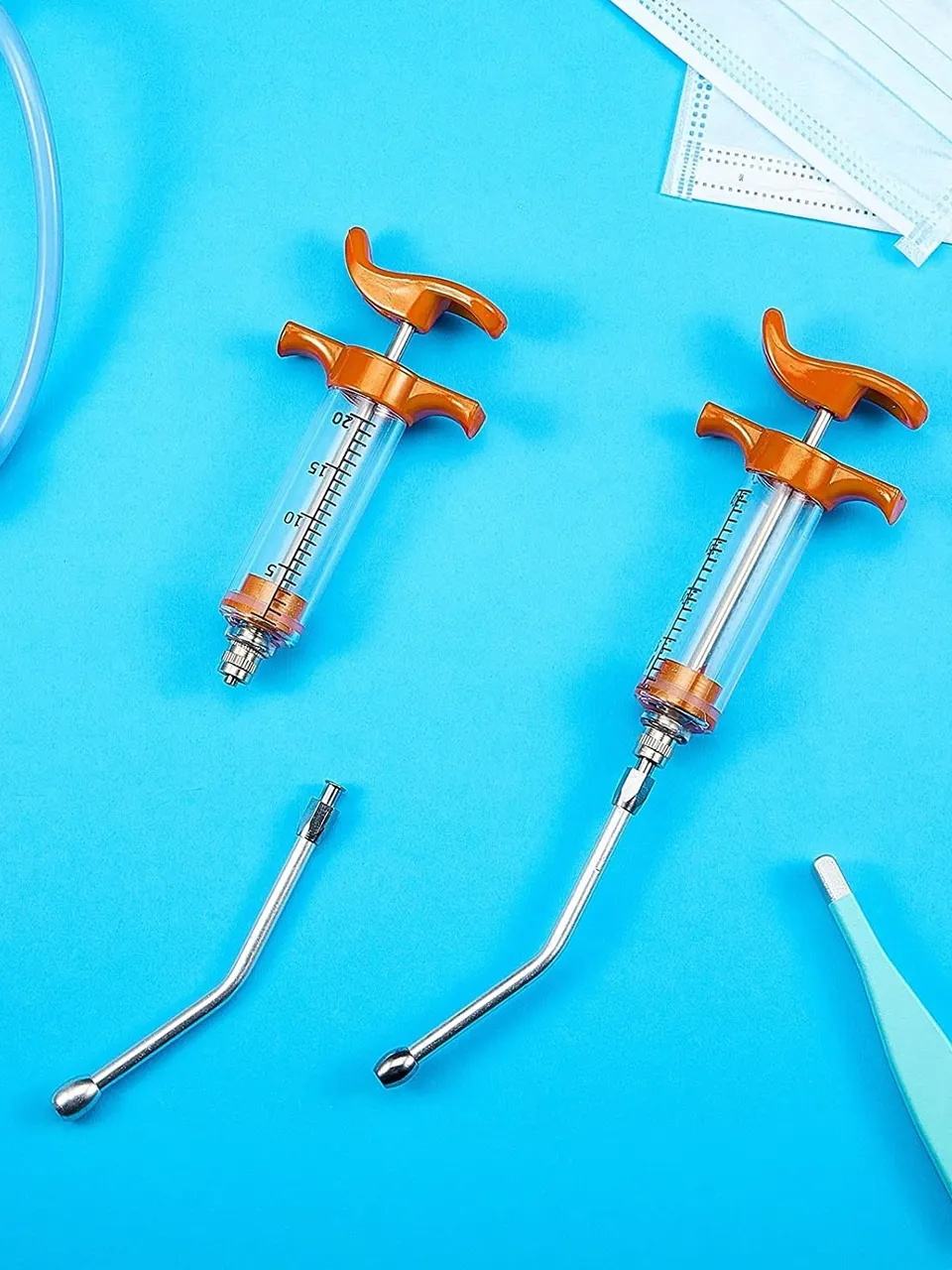 Nylon Dosing Syringe with Input Cannula