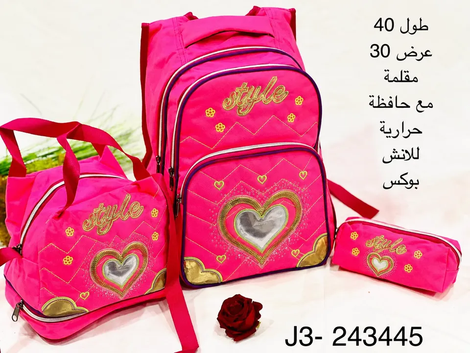 شنطة مدرسية ثلاثية