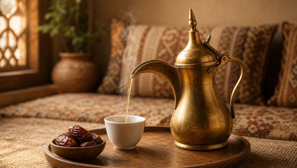 آداب تقديم القهوة العربية