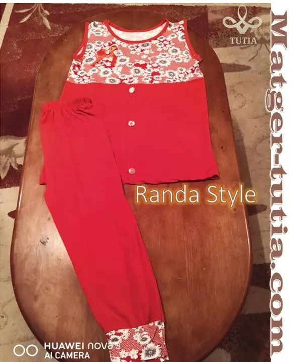 ​بيجامات قطن فايبر فاخر 