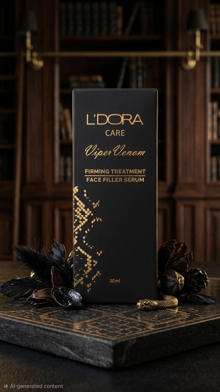 سيروم مضاد التجاعيد ولشد بشرة الوجه بالفيبر فينوم من لدورا - L'DORA VIPER VENOM Firming Treatment Face Filler serum