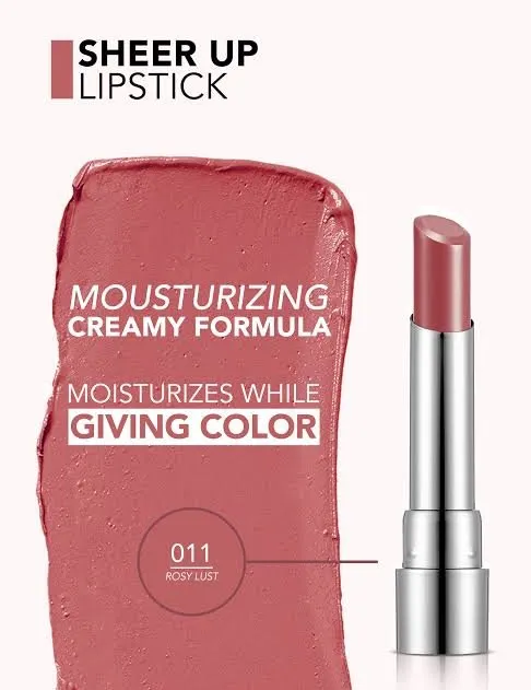 Flormar sheer up lipstick rusty lust