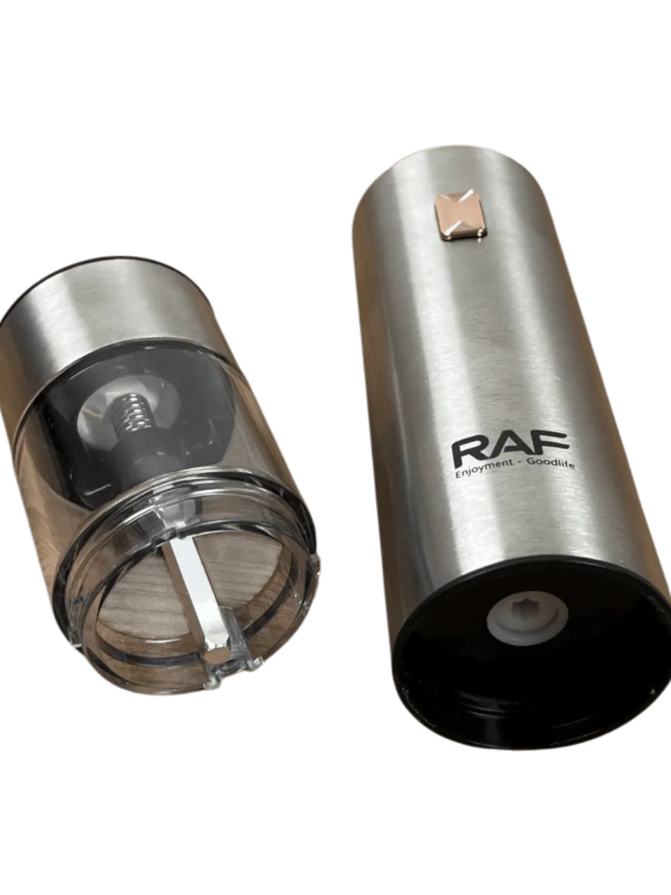 طاحونة فلفل وبهارات قابلة للشحن من RAF