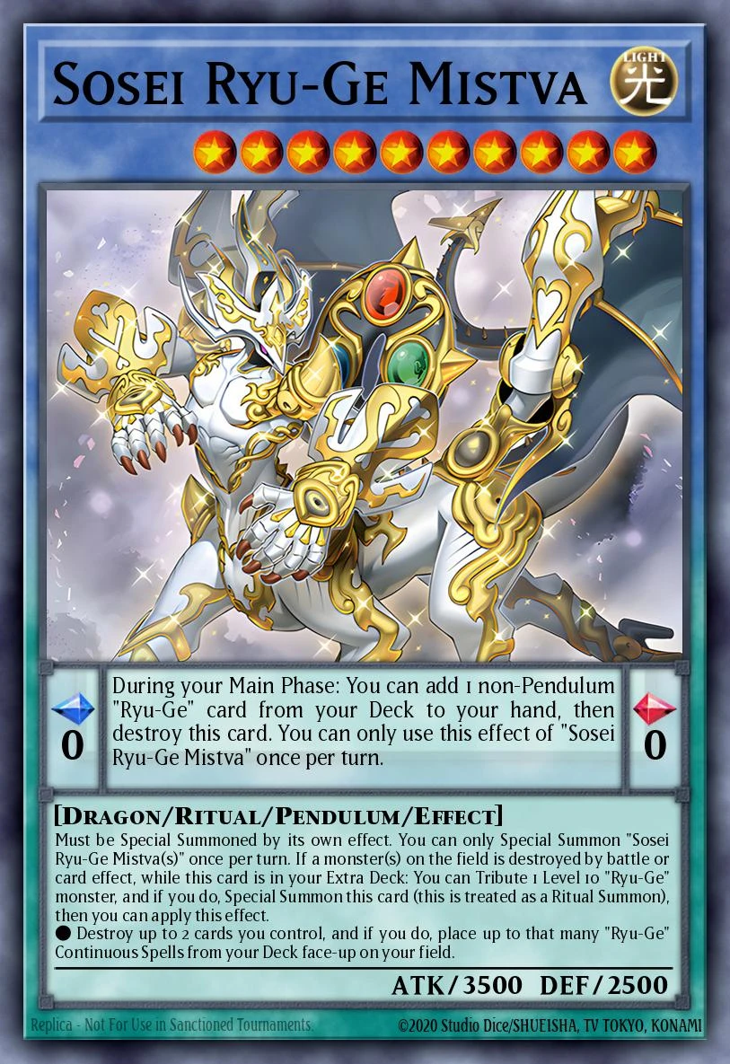Sosei Ryu-Ge Mistva - CRBR-EN034 - Ultra Rare - 1st Edition