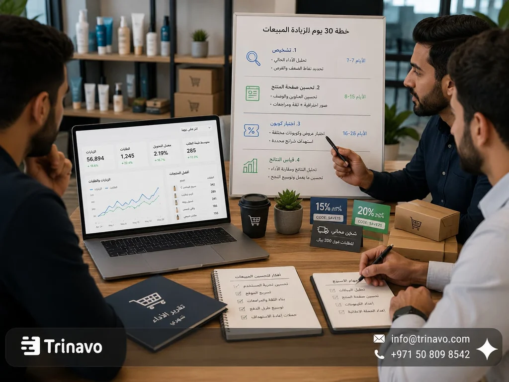 خطة علاج انخفاض المبيعات خلال 30 يوماً