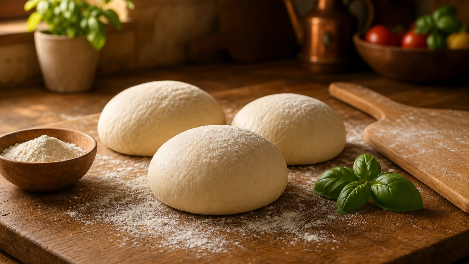 لماذا ترتاح عجينة البيتزا عندنا يومين