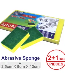 اسفنج تنظيف الصحون، 2+1  