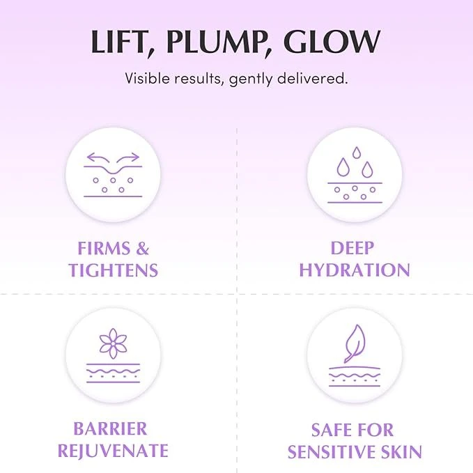 EQQUALBERRY Bakuchiol Plumping Capsule Cream 50 ml – Hydrating Moisturiser with 99% Bakuchiol & Collagen Complex, Ceramide Support & Peptide Blend, Daily Skin Comfort & Texture Support