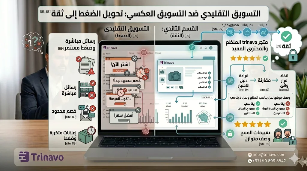 مقارنة بين التسويق التقليدي والتسويق العكسي