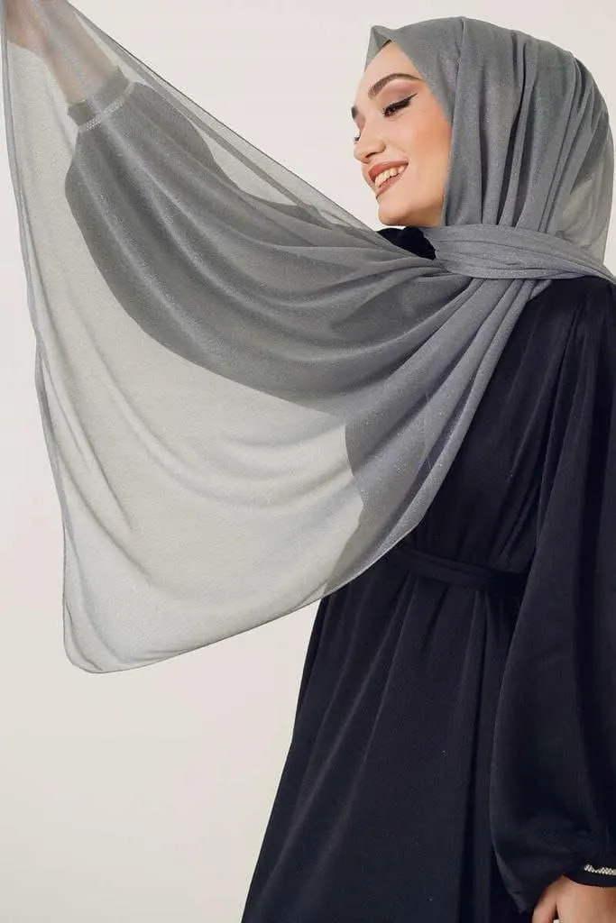 شال شيفون مقصب