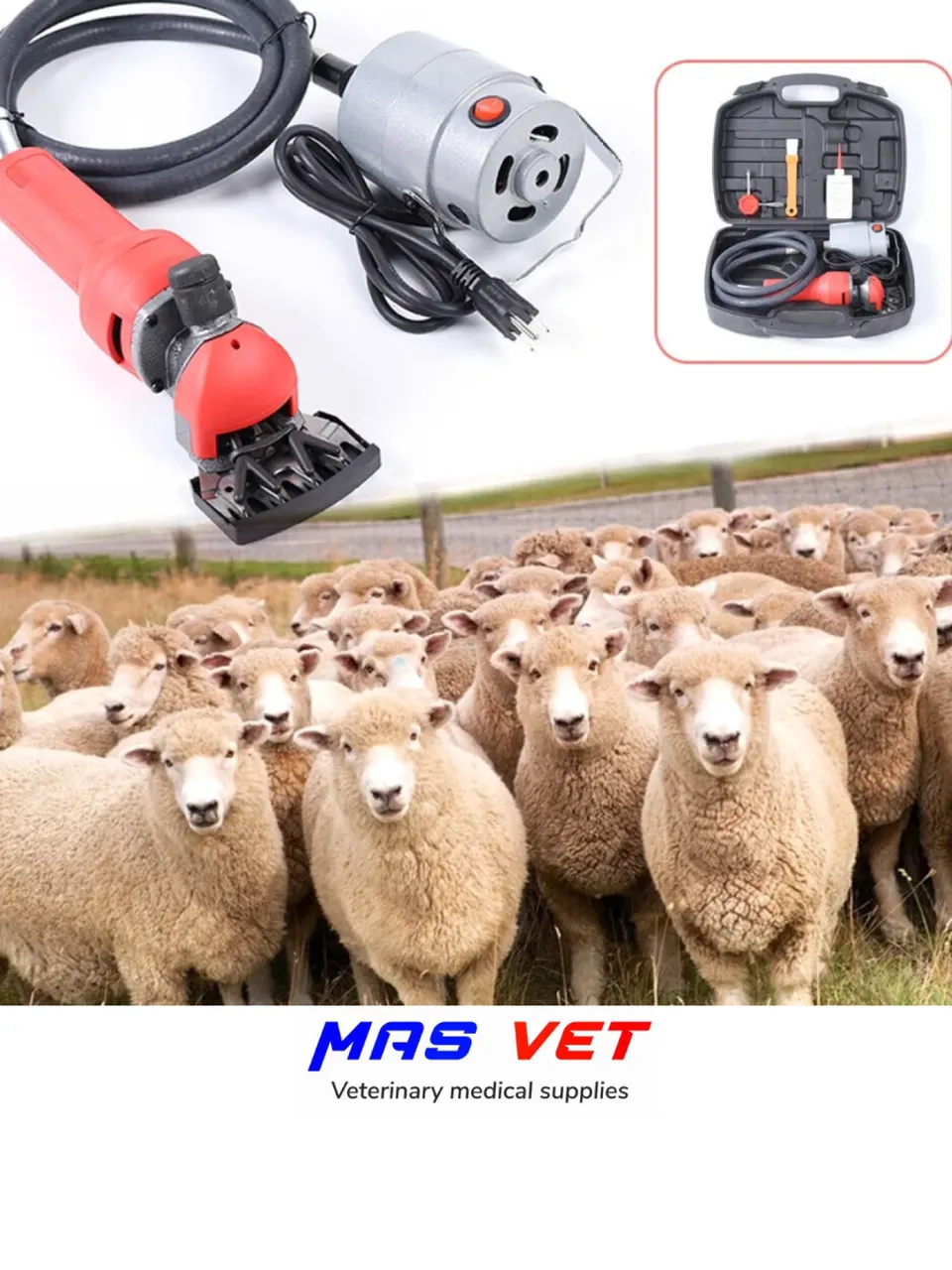 ماكينة قص صوف الأغنام الكهربائية المعلقة ذات السرعة القابلة للتعديل و ذات عمود مرن