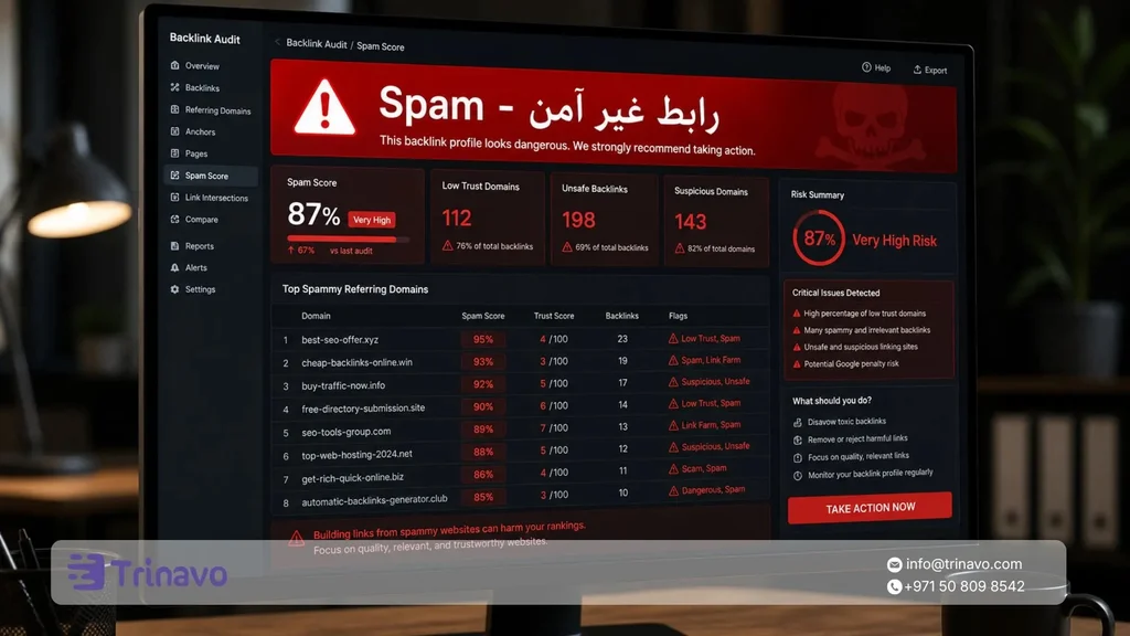 أخطاء شائعة عند بناء الروابط الخلفية