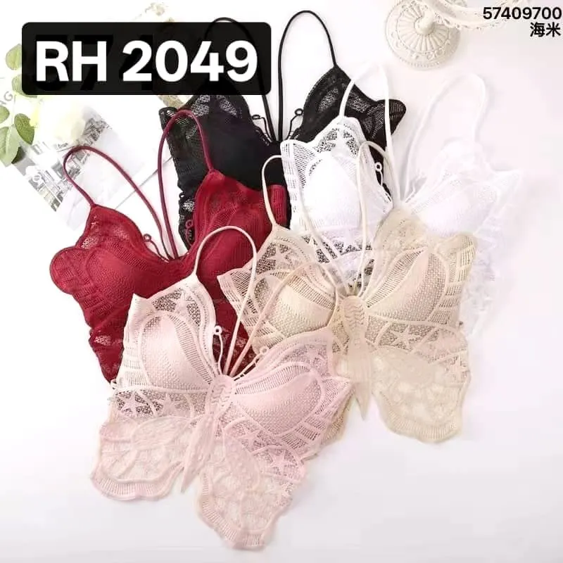 حمالة صدر "فراشة الدانتيل" حشوة عادي  🦋