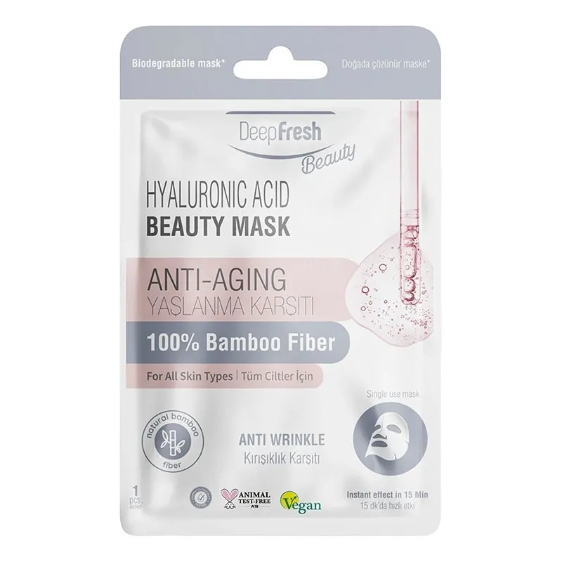 ديب فريش قناع تجميلي مضاد للشيخوخة بحمض الهيالورونيك