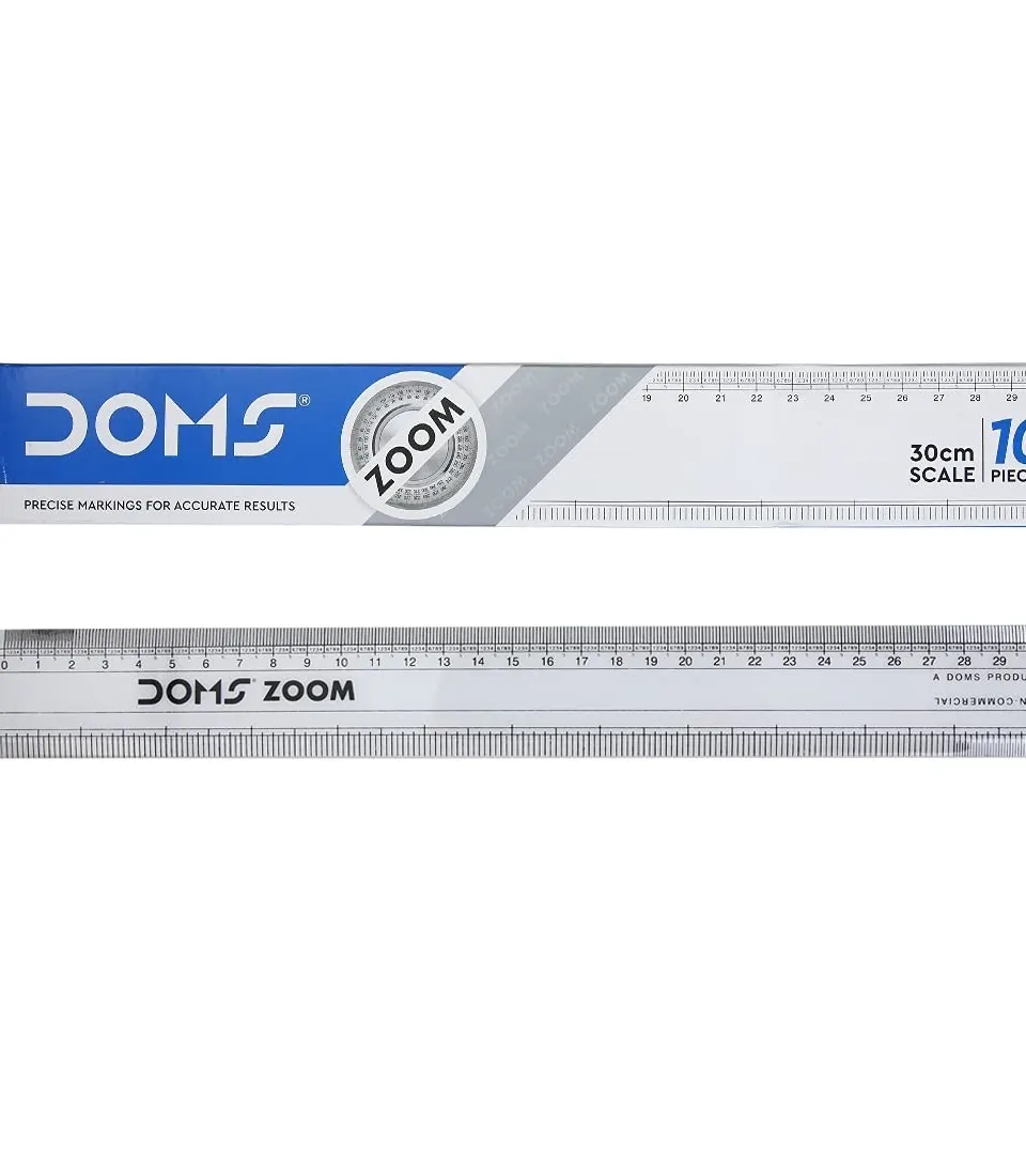دومس مسطرة بلاستيك 30 سم 
