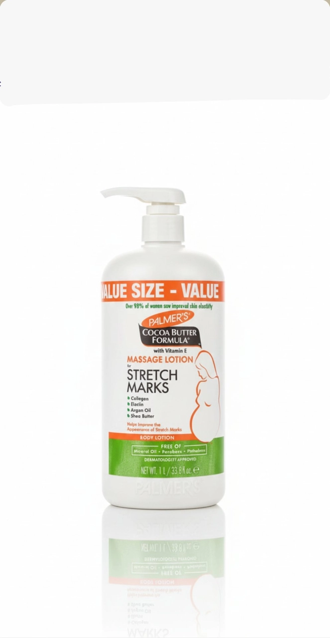 لوشن مساج لعلاج علامات التمددPalmer’s Cocoa Butter Formula Massage Lotion for Stretch Marks