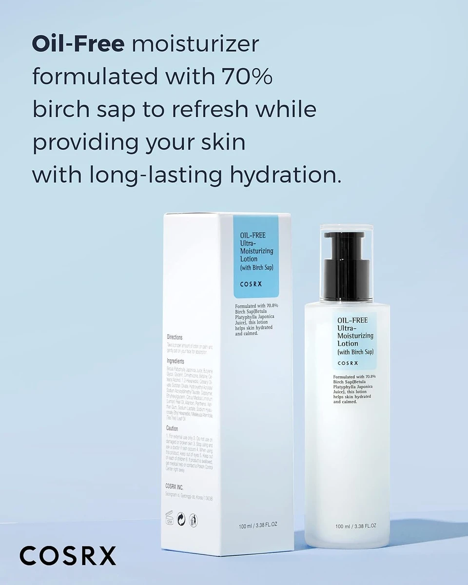COSRX Oil Free Ultra Moisturizing Lotion (With Birch Sap) 100ml