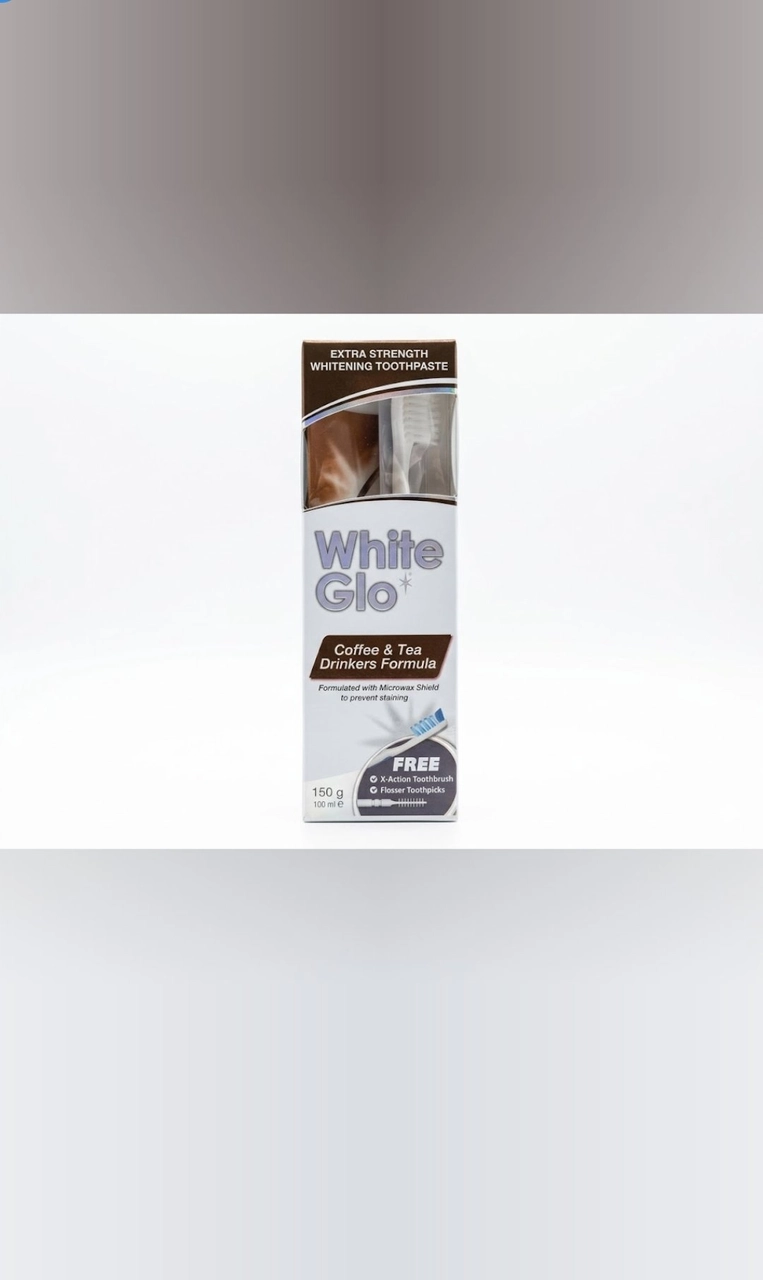معجون أسنان وايت جلو لمحبين القهوة والشاي من وايت جلوWhite Glo Coffee & Tea Drinkers Formula Toothpaste – White Glo