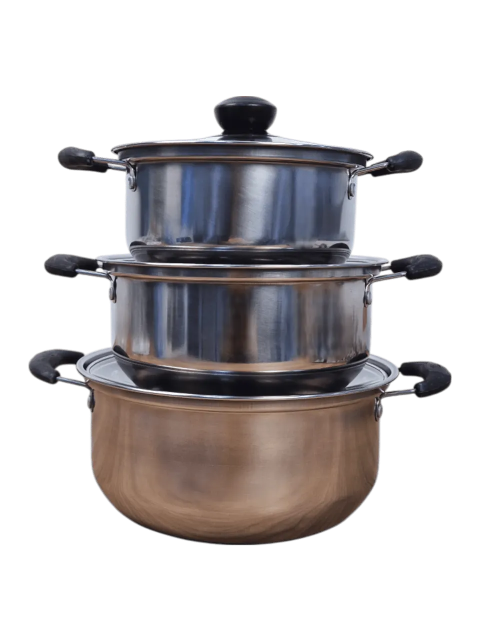 سيت جدر استانلس ستيل – 3 قطع عالية الجودة