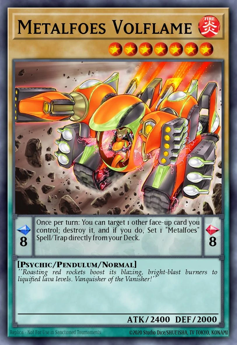 Metalfoes Volflame - TDIL-EN024 - Rare - 1st Edition